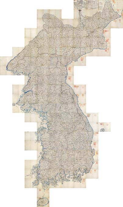 대동여지도 — 김정호의 전국 지도